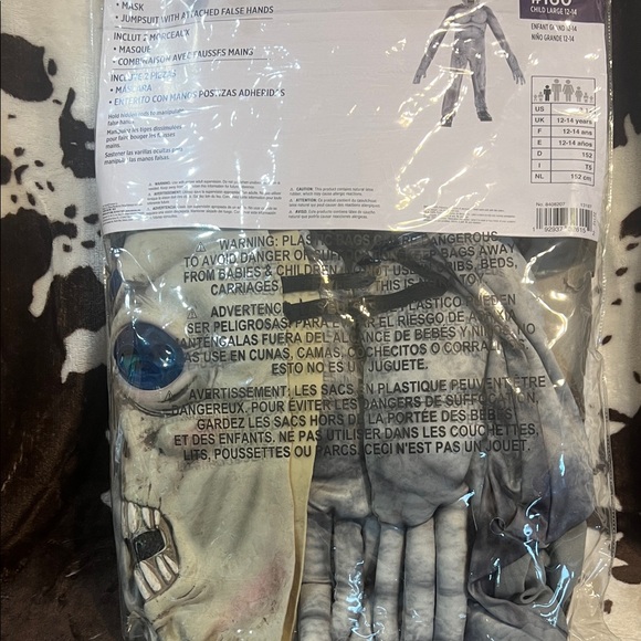 Alien Extra-Terrestrial Kids Costume - Gray - Picture 2 of 5